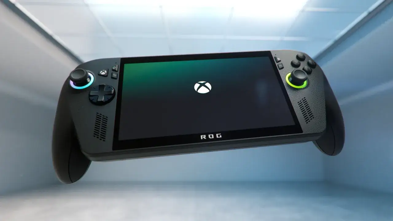 Consola portátil ROG con logo Xbox, la consola portátil más potente para llevar tus juegos a donde quieras.